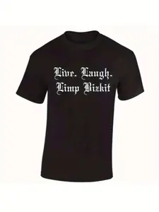 Live Laugh Limp Bizkit T-shirt Emo Aesthetic