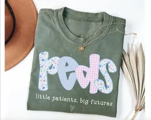 Pediatric Nurse T-Shirt, Cute Peds Nurse Tee, Pediatrician Gift Idea, PICU Nurse Appreciation Top, Future Pediatric Crew Shirt, Nursing Life Sweater