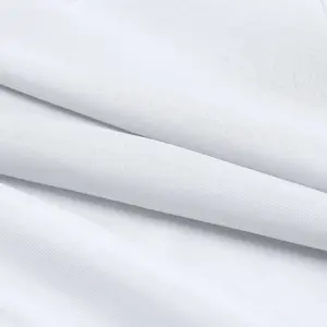 54"x10 Yards Premium Polyester White Fabric Bolt, DIY Craft Fabric Roll for Upholstery, Curtains, and Event Decor