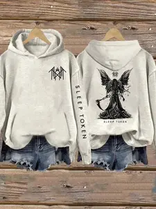 Sleep Token Band double side and Left Sleeve Logo Sweatshirt Hoodie Unisex S-5XL SLT20257