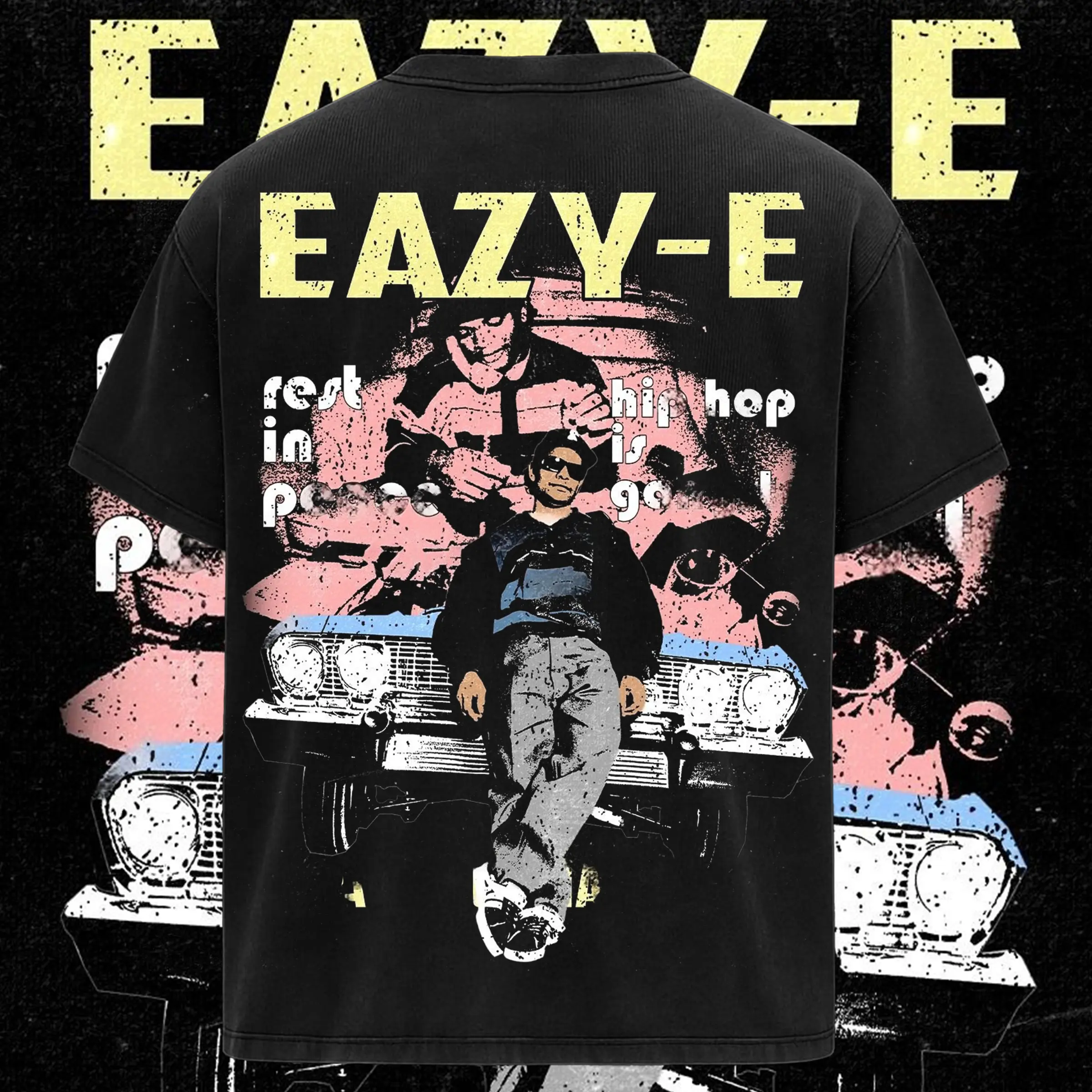 Eazy E Eazy-E T-Shirt N.W.A NWA – - e straight nwa Gem EAZY-E 