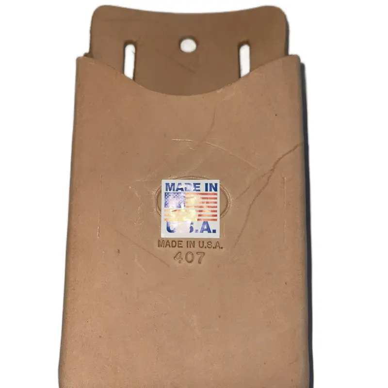 Leather Smartphone Case - Made in U.S.A. Model 407, Handheld Devices Casing, Simple Leather Accessories for Cellphone Protection