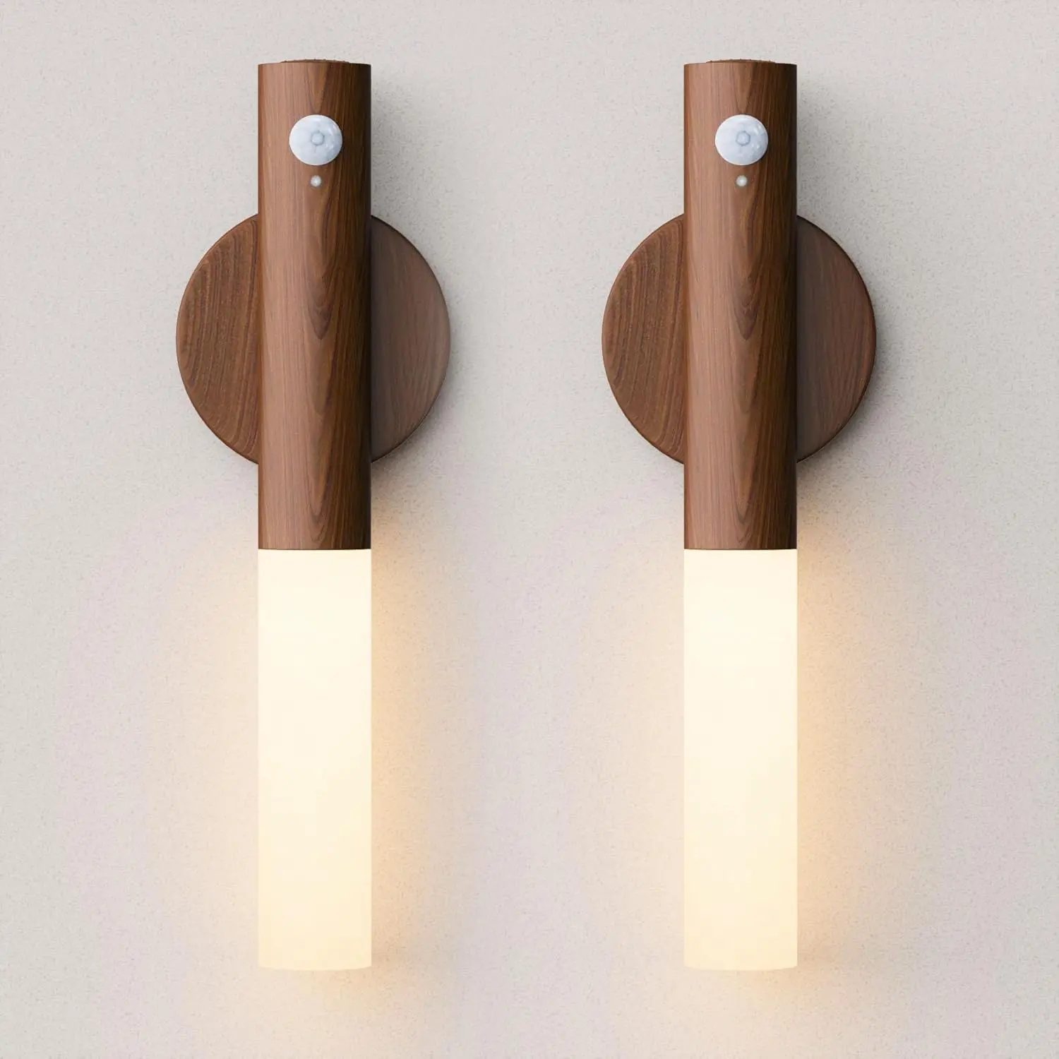 Portable  Battery-Operated Motion Sensor Night Lights Wireless，Indoor Rechargeable Magnetic Closet Lights Battery Operated, Under Counter Lights for Kitchen, Wardrobe, Hallway, Stairs
