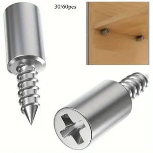 30/60 shelf support pins for cabinets, bookshelves, wardrobes, bookshelves, and furniture