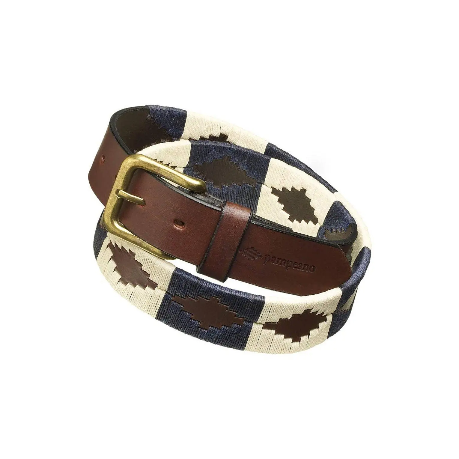 Pampeano hand-stitched leather polo belt - Jugadoro