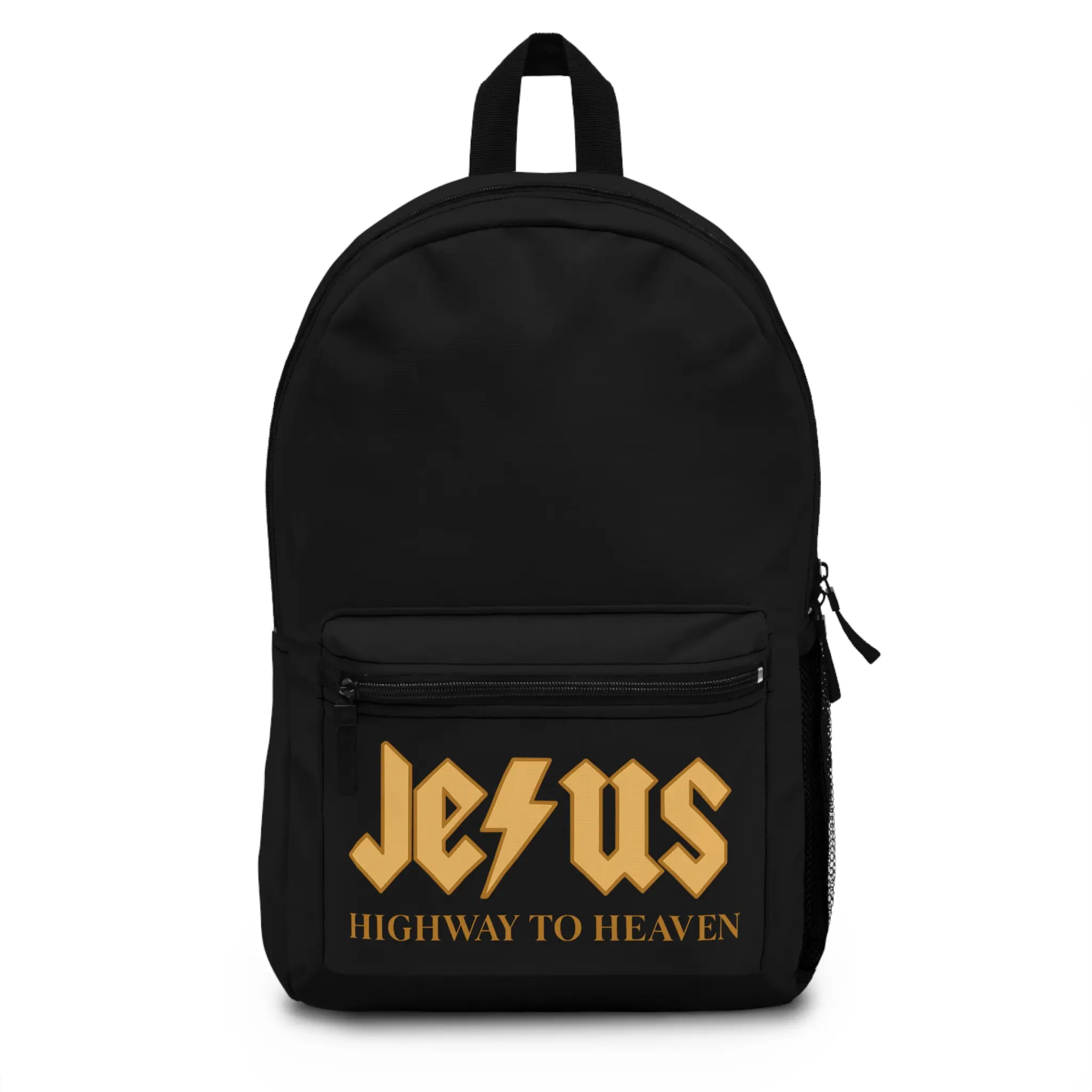 Jesus Highway to Heaven Backpack, Trendy Backpack, Religious Backpack, Faith-Based Accessories, Music Inspired Bag