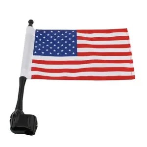 For Aluminum Flag Pole for Honda Goldwing GL1800 GL1500 GL1200 Motorcycle Rear Antenna Mount Decorative Custom Flag Holder Anti Rust Easy Installation