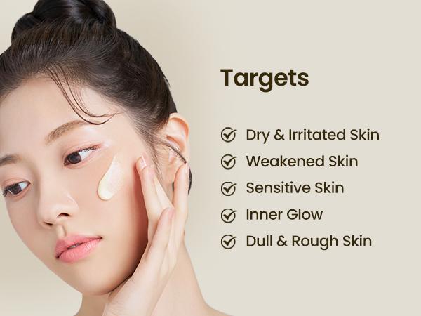 [ongredients Official Shop] Skin Barrier Calming Lotion 220ml - Centella Asiatica Extract & 9-Peptide Complex - Lightweight Non-Sticky Facial Moisturizer for Dry & Sensitive Skin -  Hydrating Soothing Moisturizing