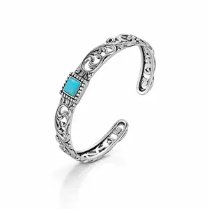 Wrangler Cuff Bracelet for Women Western Adjustable Open Cuff Bangle Bracelet Gold Silver Jewelry