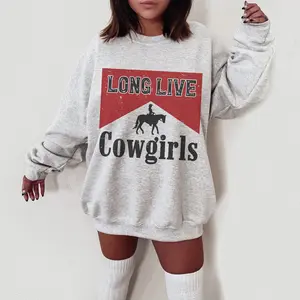 Long Live Cowgirls Sweatshirt, Western Aesthetic Shirt, Western Clothes, Country Festival Hoodie, Cowboy Killer Shirt, Country Concert Outfit Womenswear Sweaters Sweatshirt Sweater Long Sleeve Crewneck Casual