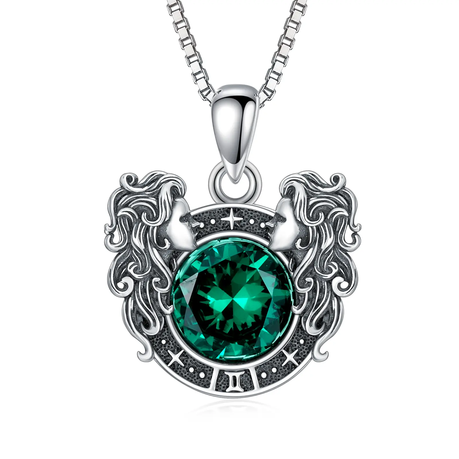 DOLIOX 925 Sterling Silver Adjustable 12 Constellations Birthstone Necklace, Unisex Everyday Jewelry, Ideal Birthday Gift for Women Men DOLIOX 925 Sterling Silver Adjustable 12 Constellations Birthstone Necklace, Unisex Everyday Jewelry, Ideal Birthday Gift for Women Men