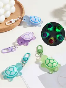 Cute Turtle Design Lightweight Keychain, Luminous Keychain for Women & Men, Fashion Accessories for Daily Use, Trendy All-match & Exquisite Keychain for Birthday Gift, Cool Keychains