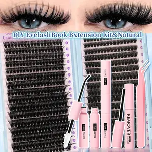 Multiple Styles False Eyelashes, Professional and Beginner Friendly, Easy Home Use, D Curl, Dense, Non-Toxic, Mixed Length
