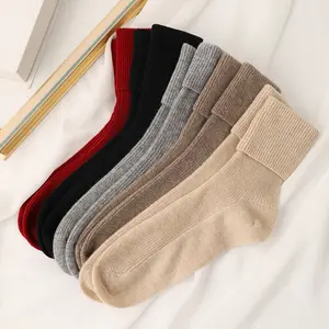 100% Mongolian Cashmere Knitted Socks