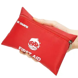 Small Travel First Aid Kit - 87 Piece Clean, Treat and Protect Most Injuries,Ready for Emergency at Home, Outdoors, Car, Camping, Workplace, Hiking.