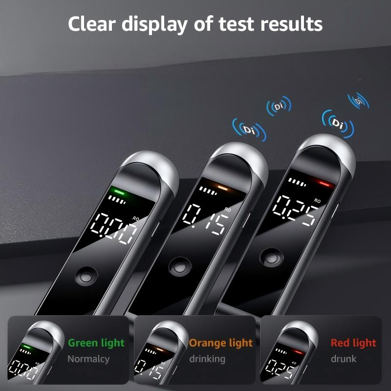 Handheld Digital Sensor Device with LCD Display, USB-C Rechargeable, Compact & Easy-to-Use for Everyday Personal Use