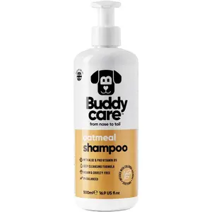 Oatmeal Dog Shampoo for Smelly Dogs (16.90oz) - Hypoallergenic & Itch Relief Formula, Gentle on Sensitive Skin, Includes Dog Shampoo and Conditioner - Essential Dog Grooming Supplies