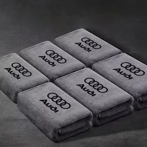 Microfiber Car Wash Towel, Cleaning & Drying Cloth for Audi Models, Essential Auto Accessory for Sline Rs A3 A4 A6 A7 A8 Q Series