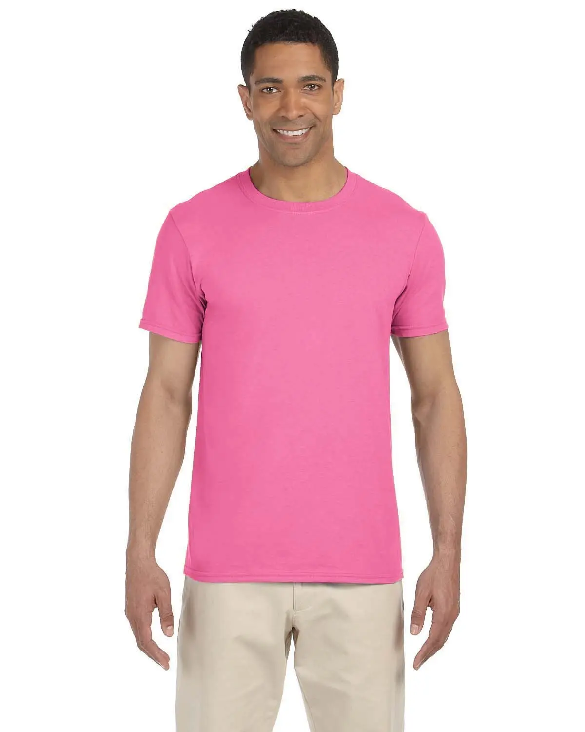Gildan Adult Tubular Fit Softstyle® T-Shirt Cotton Menswear Top Seamless Casual Classic