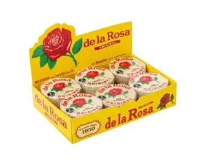 De La Rosa Mazapan Mini (12 Count) Sweet Peanut Mexican Candy Snack Bonbon Candies Flavor, Dulces Mexicanos