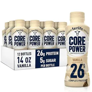 Fairlife Core Power Protein Shake Vanilla 26g Protein 14oz Bottle 12 Pack High Protein Milk Shake for Fitness Goals