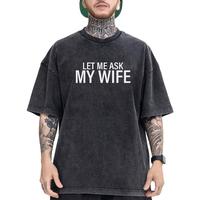 Washed T-shirt-black