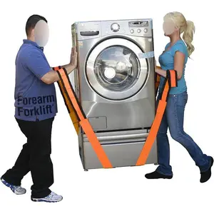 Forklift 2-person Lifting and Moving Straps, 4 Counts/set Durable and Sturdy Straps, Straps for Move and Carry Furniture, Appliances, Mattresses, Heavy Duty Rope, Car Accessory
