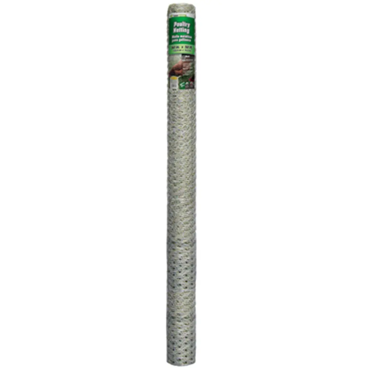 212 MAIN Midwest Model 308444B Galvanized Poultry Netting - Chicken Wire Fence for Outdoor Home Improvement, Garden Supplies, Raised Beds, 60 in x 50 ft