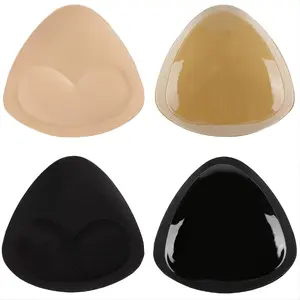 Bio-silicone Swimsuit Self-adhesive Invisible Breast Pad, Thickened Bikini Breast Pad Insert Piece Bra Sponge Pad, Women's Lingerie & Underwear Accessories