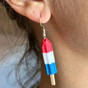 Firecracker Popsicle Earrings- Fourth of July & Summer Celebrations! earring woman