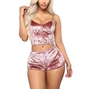 Women’s Velvet Pajama Comfort 2 Piece Set