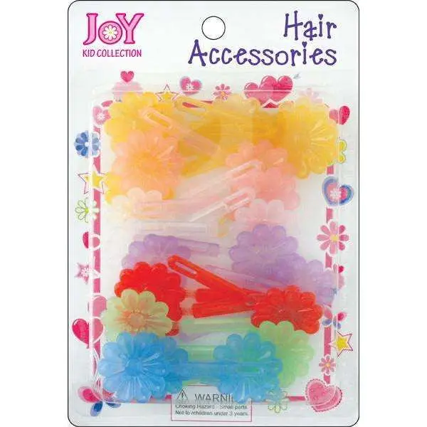 Joy Barrettes Daisy 16313 Rainbow Clear Colors