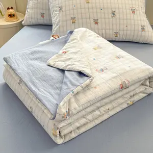 Cute Summer Washable Lightweight Quilt Cover, Single Piece, No Bedsheet or Pillowcase Included, Perfect for Warm Weather, Lightweight Bedding