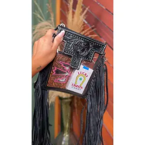 BACKSTAGE PASS FRINGE STADIUM BAG 🖤