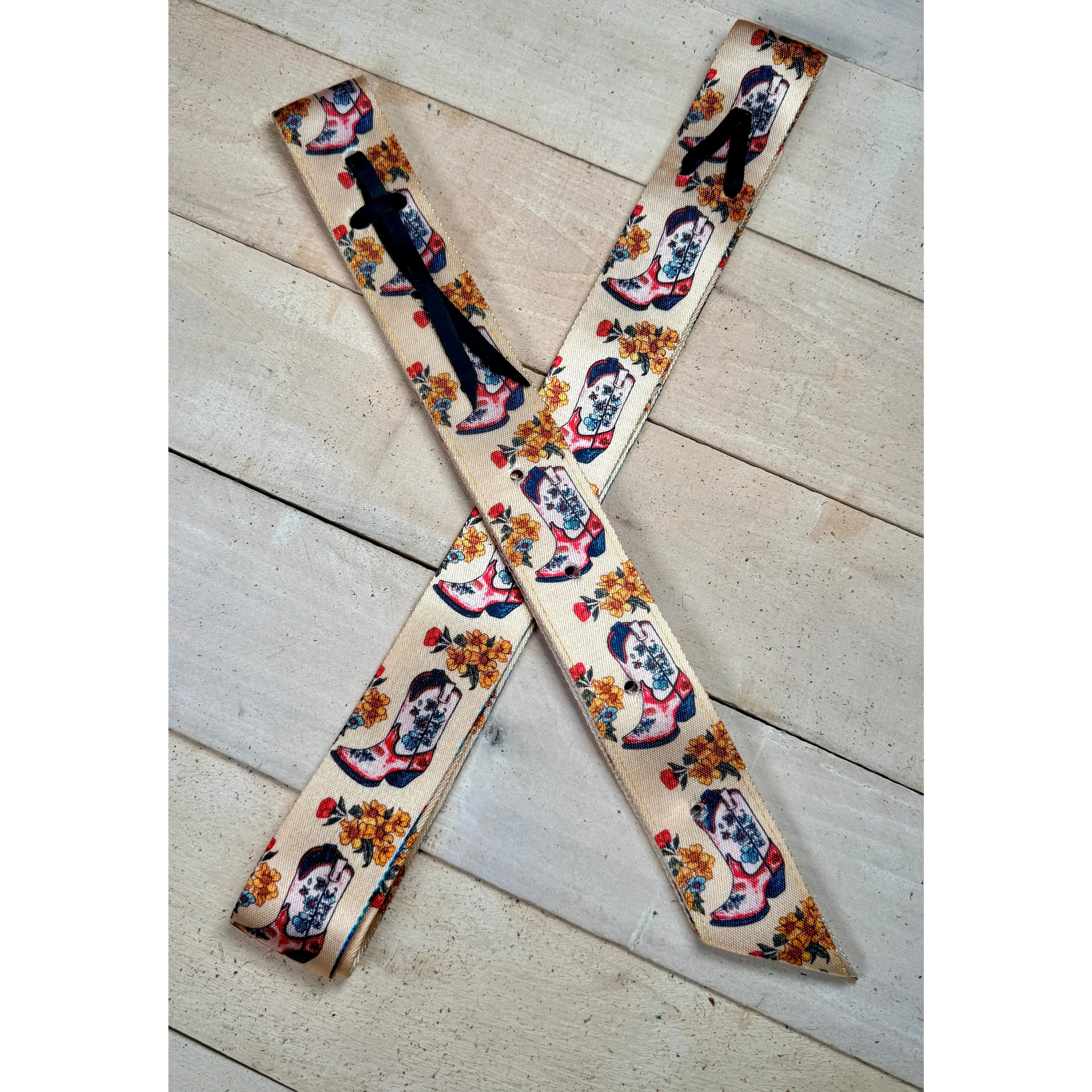 Boots in Bloom Cinch Strap
