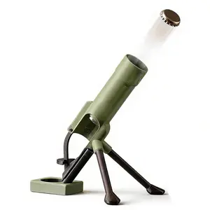 New 2026 Bottle Opener for 330ML Bottles, 51mm Mortar-Style Beer Opener, Unique Shooting Opener, Party Game Gift, Bar Desk Decor