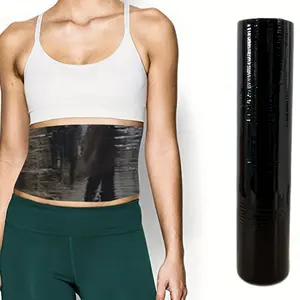 1roll 200ft/60m Plastic Body Wrap, Workout & Sweat Enhancer, Waist Leg Stomach Wrap Band Compression Shapewear