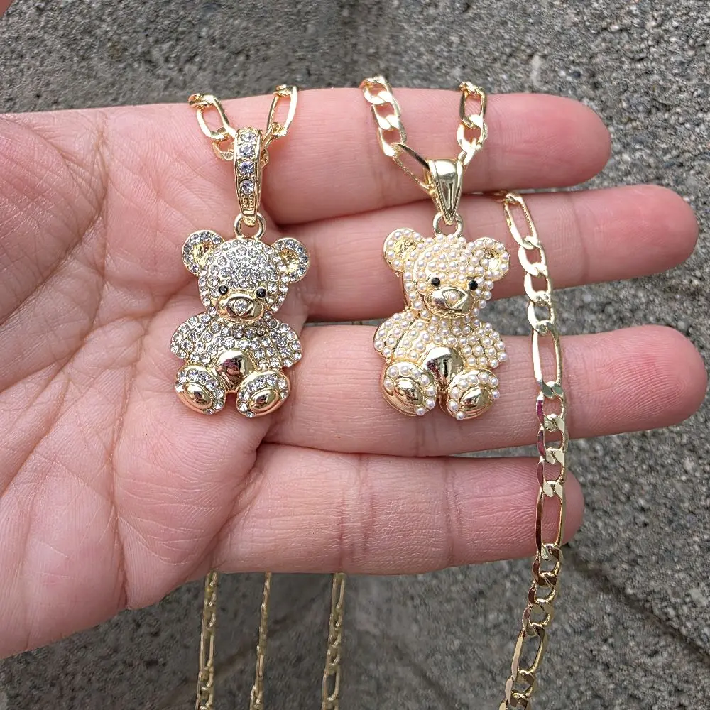 osito hermoso pendant 14k gold plated necklace osito hermoso pendant 14k gold plated necklace