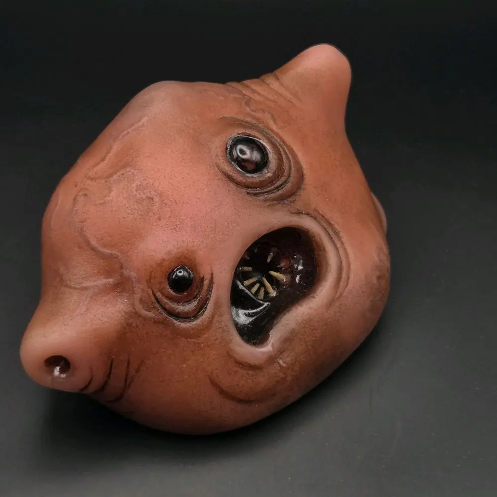 Handsculpted Terrifying Ditto Pokemon Sculpture Display Decor Handmade Art