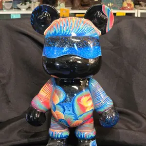 Fluid Bear Money Bank Signed - Colorful Design