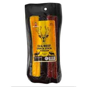 EXOTIC Elk/Beef Snack Stick with Cheese 3oz