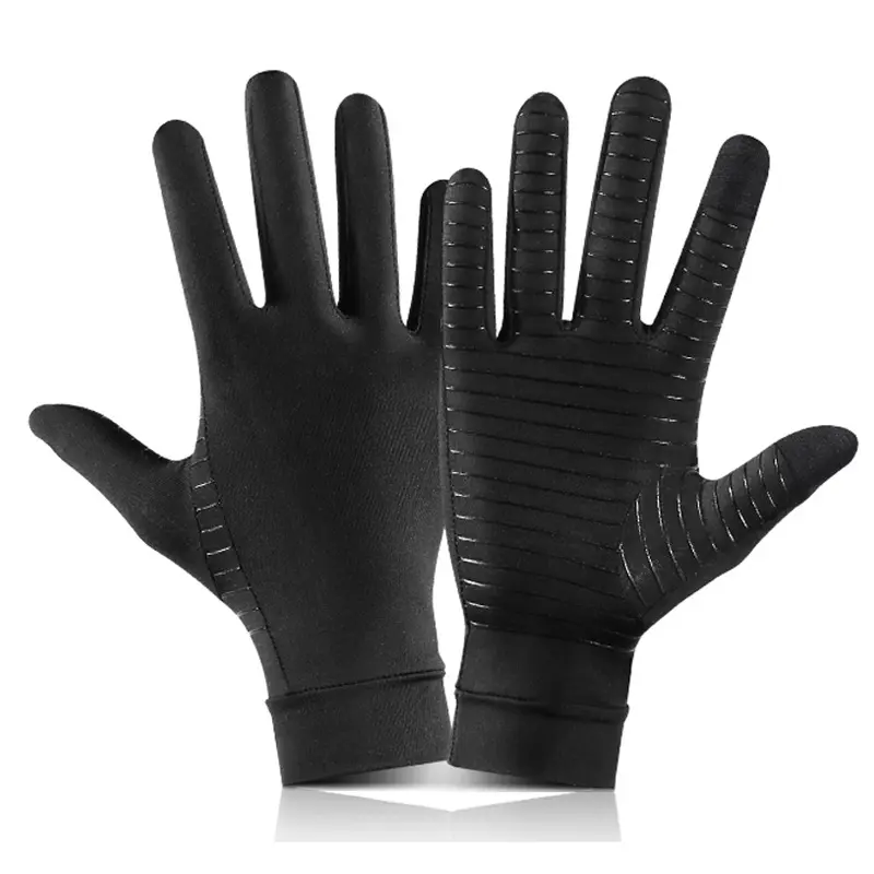 Fingerless Breathable Compression Gloves, Stretchable Hand Support for Men and Women, Arthritis Relief & Protective Outdoor Sports Gear