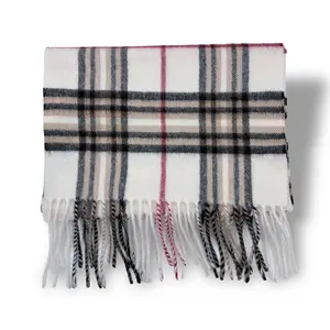 V. FRAAS Cashmere Plaid Scarf (30 × 180 cm) | Soft Luxury & Timeless Plaid