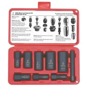 Sunex SU2840 Universal Socket Wrench Tool Kit, Wheel Lock Removal Kit for Cycling Leisure & Outdoor Recreation Equipment, Socket Wrench Set