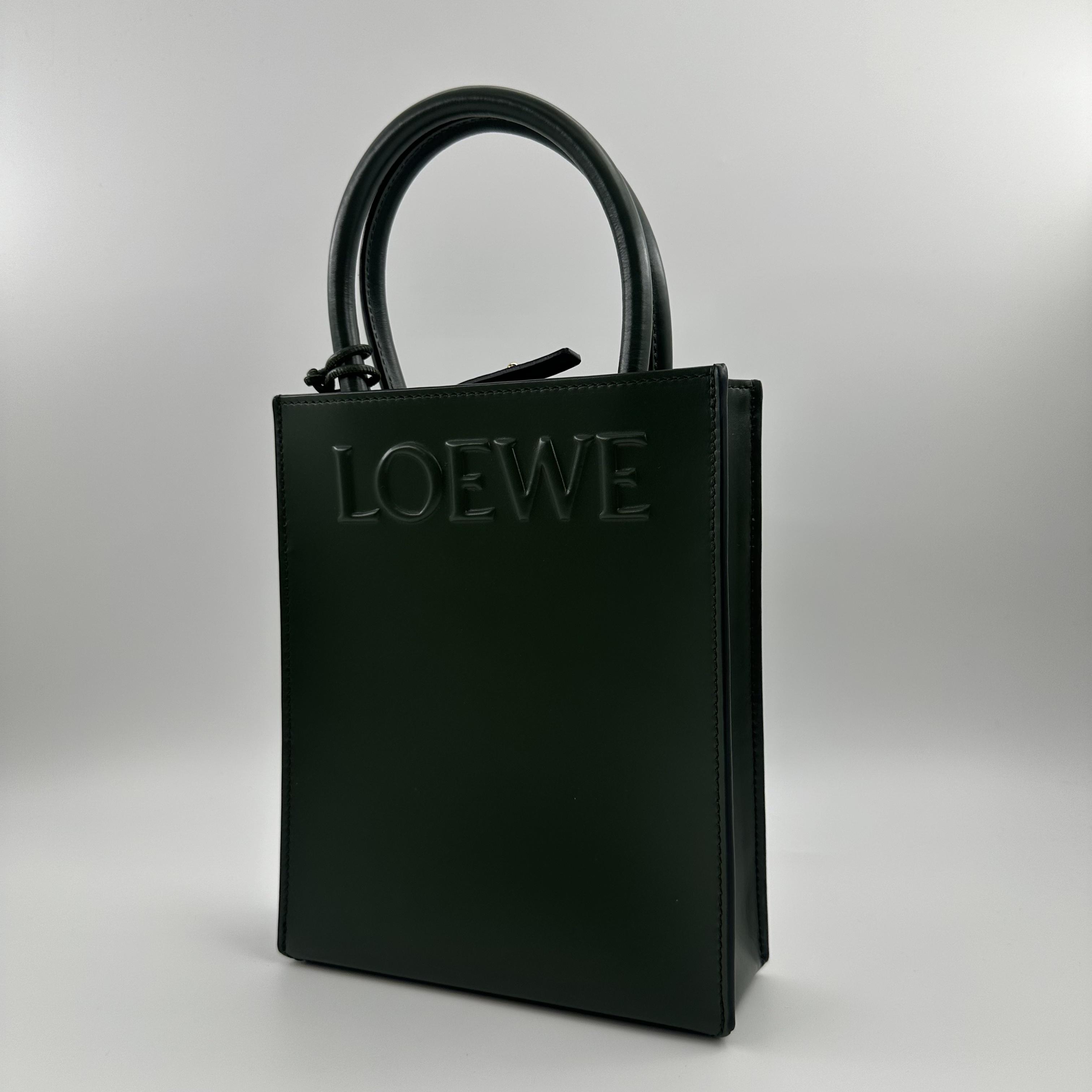 Pre-owned Loewe leather tote handbag
