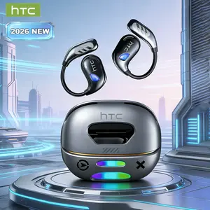 HTC NE69 wireless Bluetooth headset Support 135 Languages Bluetooth Translation Earbuds , HIFI Sound Quality, Light-Weight Headphones , Built in Microphone , Support Phone Calls Music , Compatible with Android/IOS, Wireless Travel Earbuds