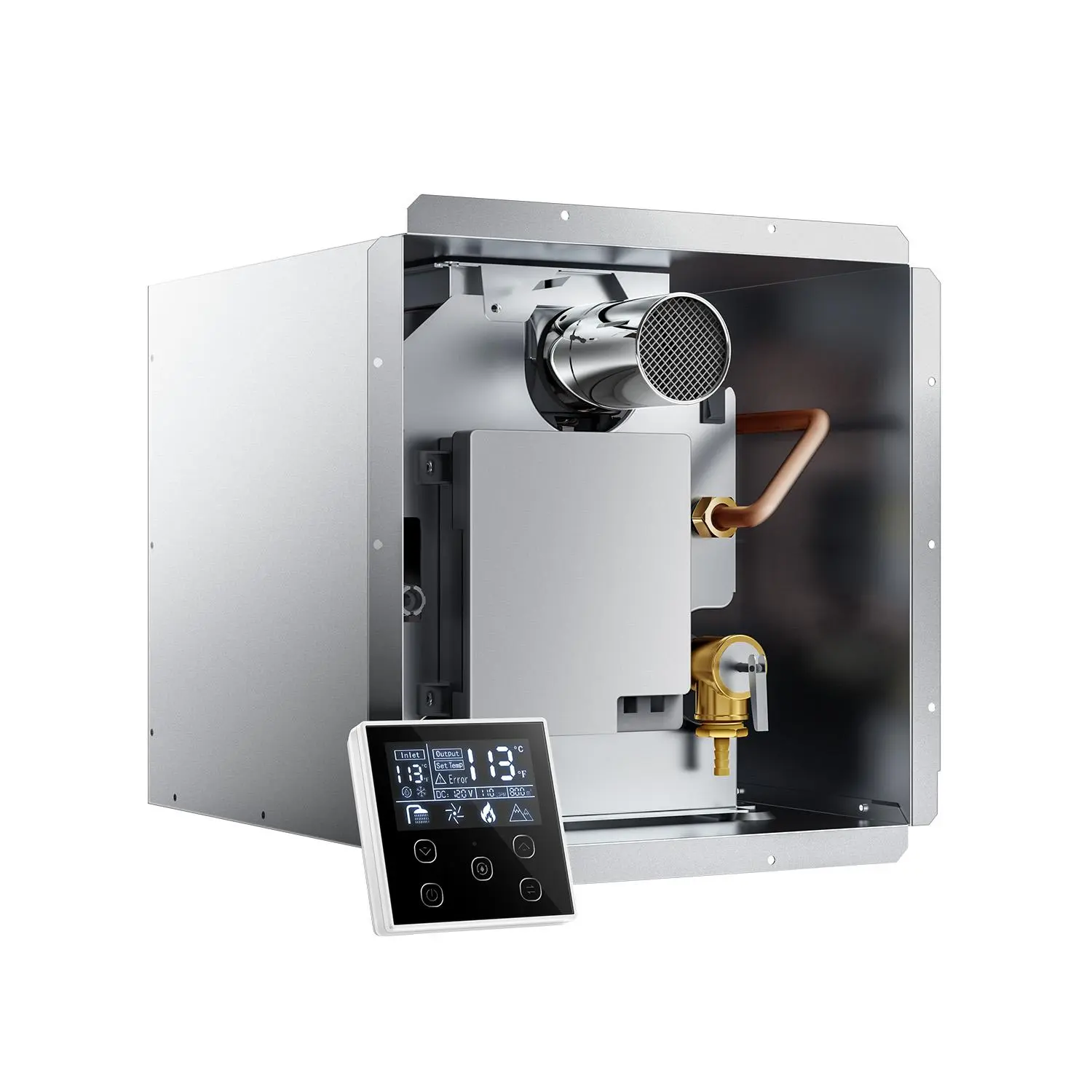 Conventional 15.2" x 15.2" x 14.1"