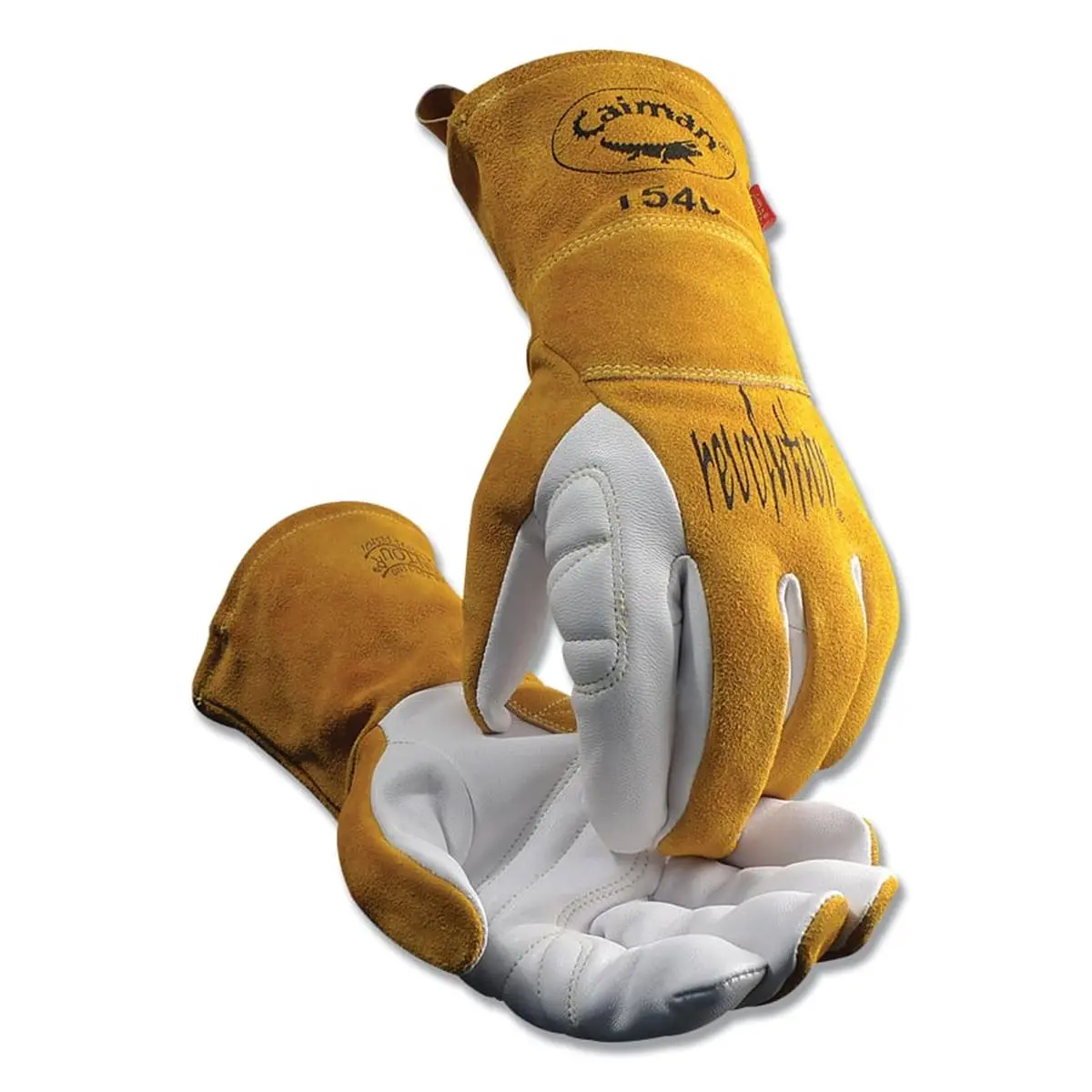 Tig Kontour Kevlar Gloves, Pearl White & Gold - Medium