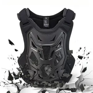 Motocross Protective Vest Chest Protection Anti Fall Impact Gear for Off Road Trail Dirt Bike Racing Enduro ATV Riding Snow Sports Extreme Challenges Martial Arts Self Defense Lightweight Breathable Protective Equipment Accessories for Adult Riders