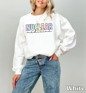 Nuclear Medicine Sweatshirt Nuc Med Crewneck, Nuclear Medicine Grad Gift For Nuclear Medicine Technologist, Pastel NucMed Student Sweater
